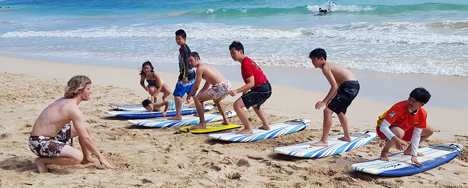 APIS Middle school students participating in Project-Based Learning exchange